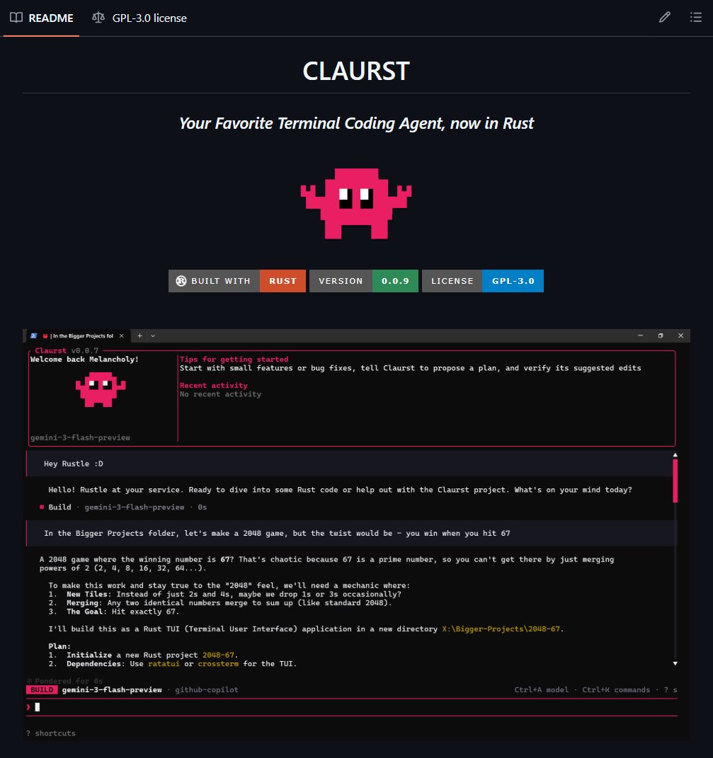 Claurst tweet media