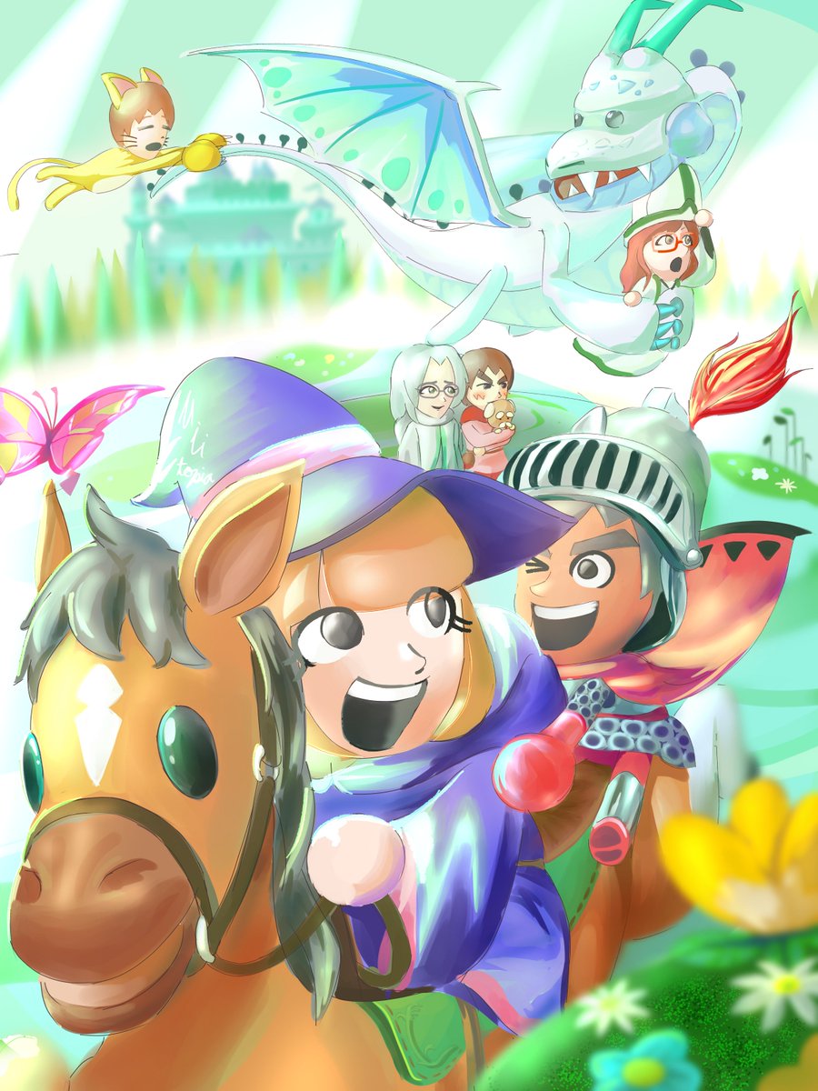DKKR1212's tweet photo. #Switch版ミートピア5周年 #Miitopia 
故郷に、ただいま！ https://t.co/TJY7VawBbs