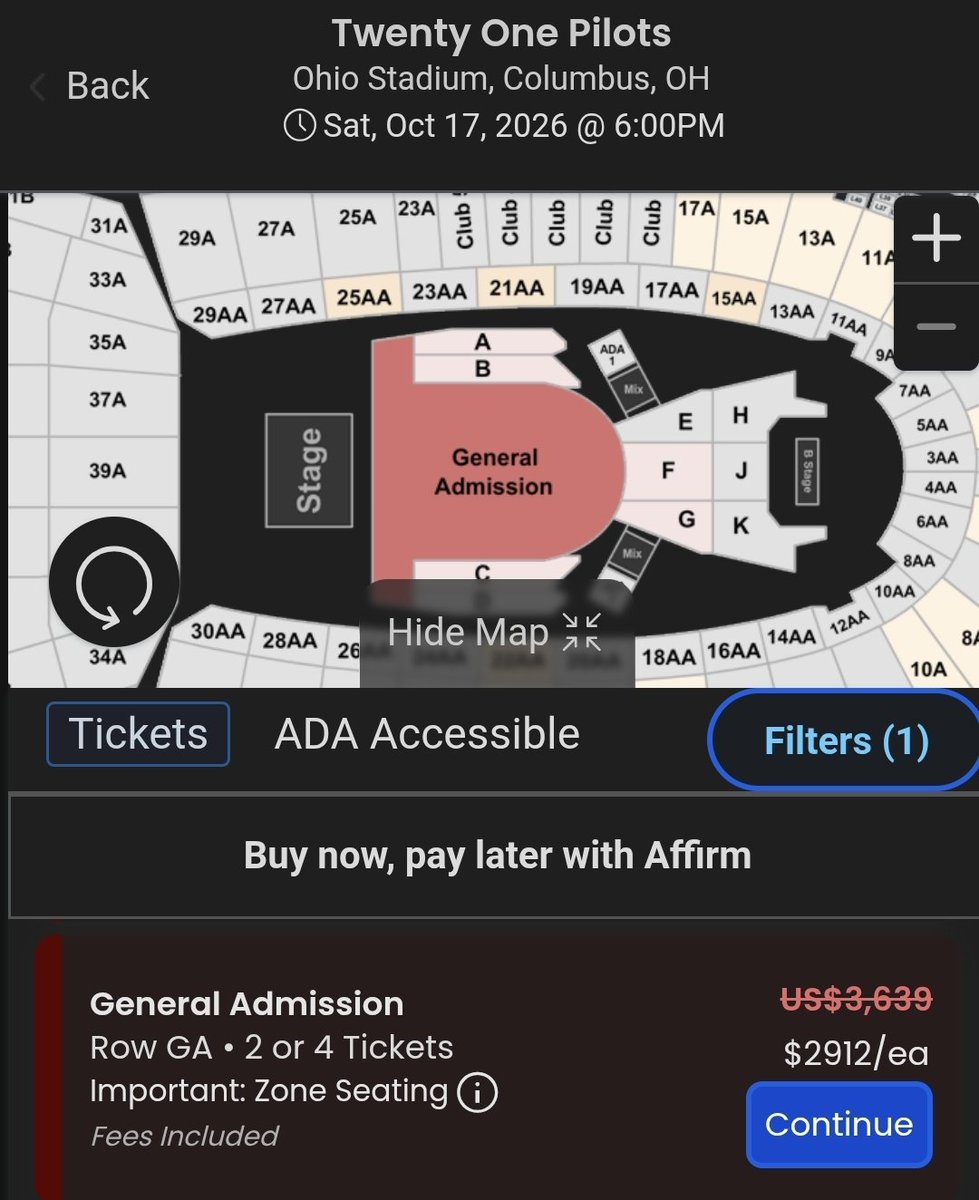 Oh_lalala_'s tweet photo. There's a special place in hell for those people #ticketgouging https://t.co/F1RgaaJLus