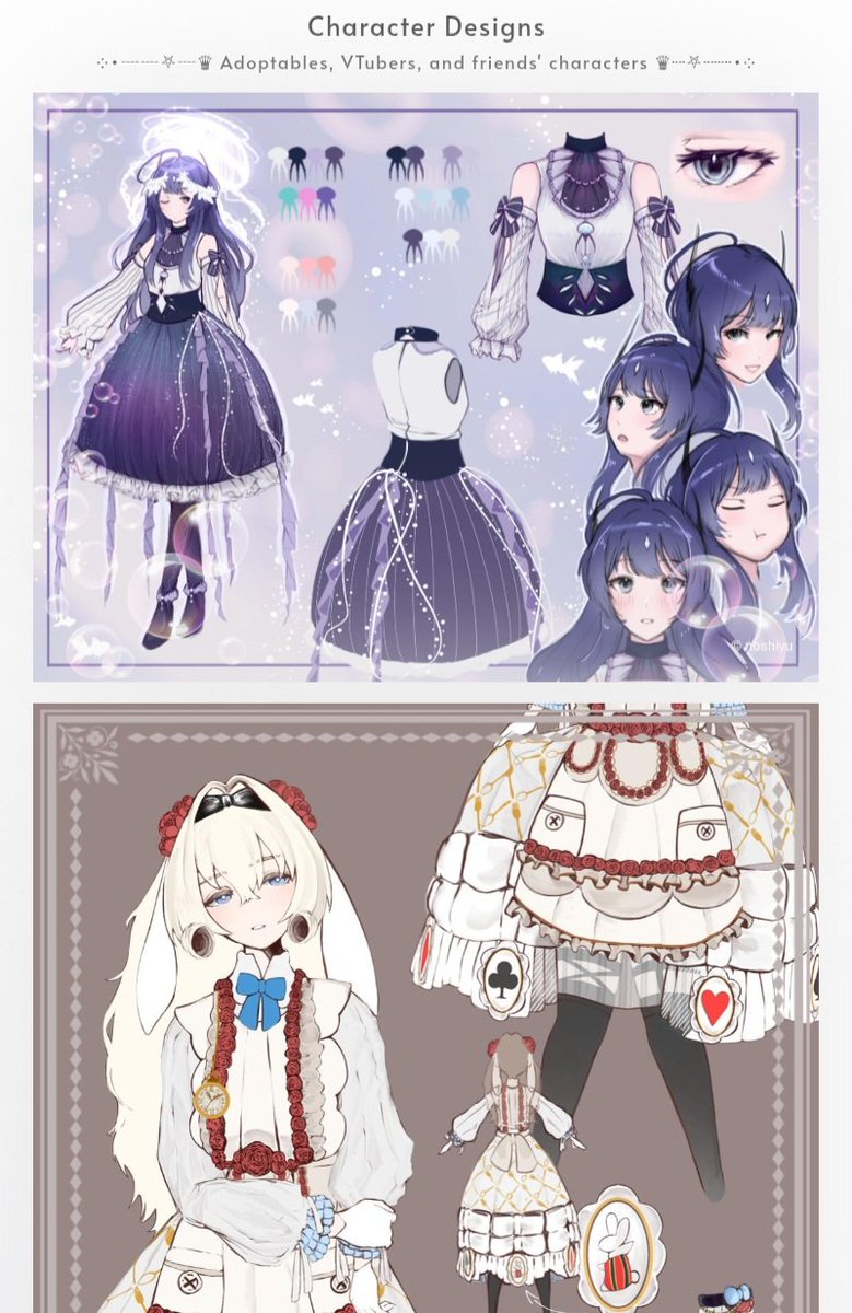 noshiYu_n_n's tweet photo. @DullaReaperVT I sent a DM but here are my samples too ✨️ im an all-around-artist and i love flowers and shiny art xd https://t.co/AOzDfiz7kh
