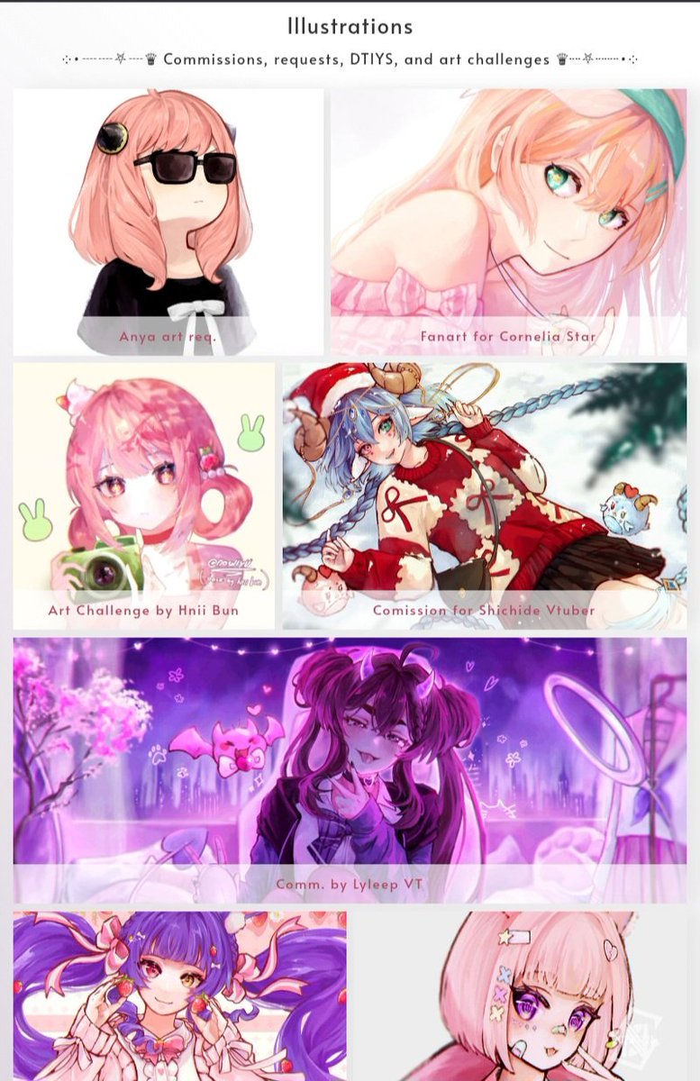 noshiYu_n_n's tweet photo. @DullaReaperVT I sent a DM but here are my samples too ✨️ im an all-around-artist and i love flowers and shiny art xd https://t.co/AOzDfiz7kh