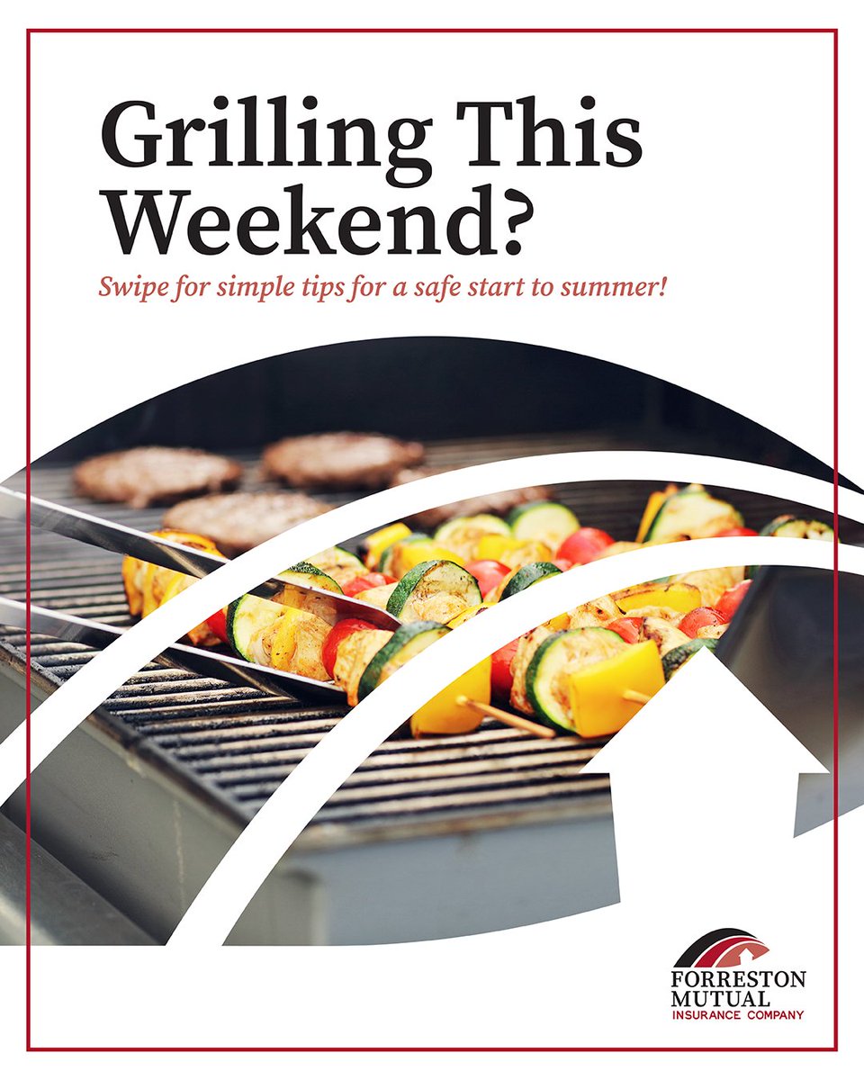 ForrestonMutual's tweet photo. Memorial Day weekend often means time spent outside with family, friends, and the grill.🔥
 
Taking a few simple precautions can help keep your home and property safe while you enjoy the holiday.
 
Stay safe, and enjoy the weekend ahead!

#ForrestonMutual #MemorialDayWeekend https://t.co/ckzRYavYPl