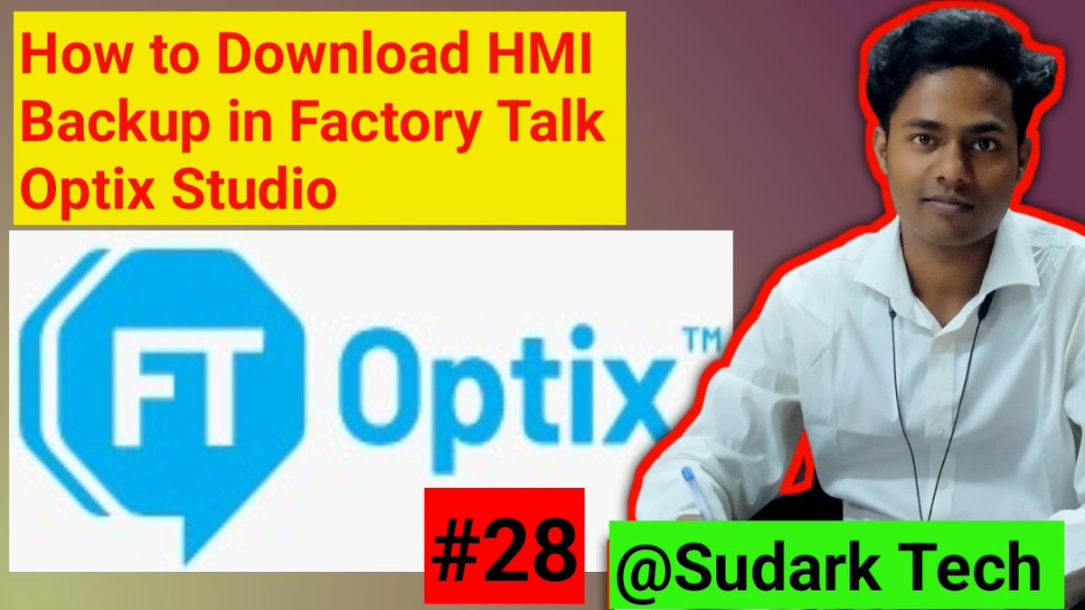 Sudark_Tech's tweet photo. Coming soon........ How to Upload HMI Backup in Factory Talk Optix Studio  #ftoptix #rockwellautomation | Sudark Tech  #factorytalkoptixstudio #FTOptix #optix #RockwellAutomation #sudarktech #overview #FTOptix https://t.co/G5OtRPEI0k