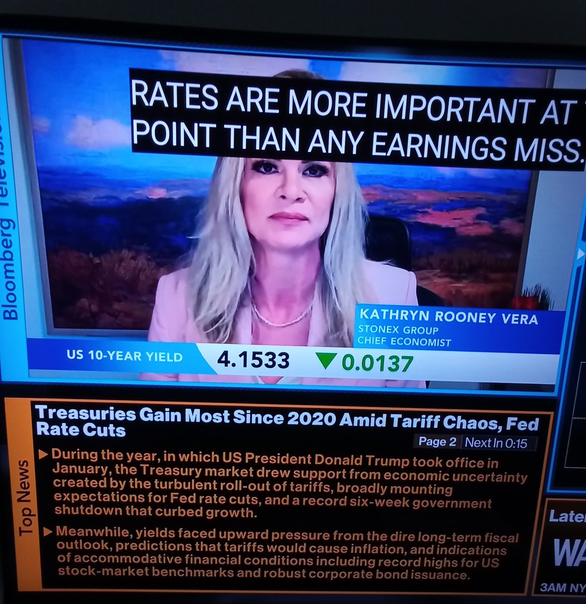 BobN08's tweet photo. @business interest rate comments from Jan 2, 2026 opening: 
75bp cut ? vs "if 10 yr approaches 5% , the equity runway ends". "Rates can reset valuations quickly." https://t.co/lHC3lsBO0E