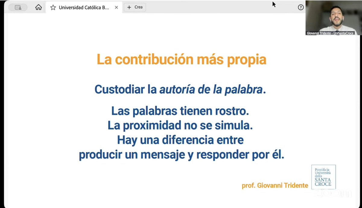 gnntridente's tweet photo. IL VANGELO ALLA PROVA DELL'IA
"Inteligencia Artificial y fe: nuevos caminos para anunciar el Evangelio" è stato il titolo della relazione che ho tenuto questo pomeriggio in collegamento con la Universidad Católica Boliviana
https://t.co/kSTRXDee70
#animadigitale https://t.co/1ZwwsavrNX