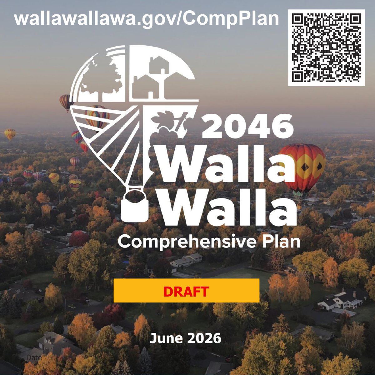 CityofWW's tweet photo. The community is invited to review a draft of Walla Walla’s updated Comprehensive Plan 2046. Information about the plan and a draft document are available at https://t.co/18Gzxu8czy. https://t.co/HWeVuQgAfG