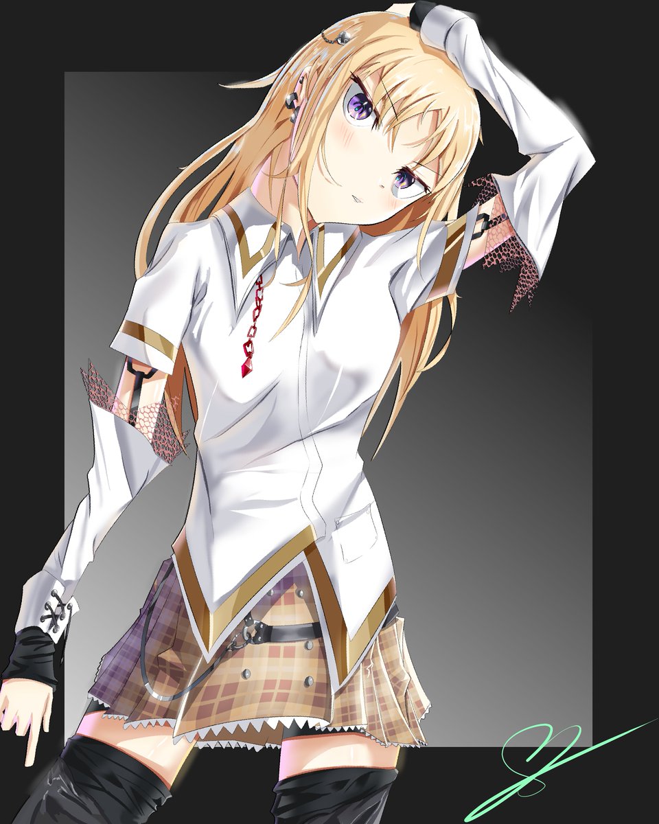 Kanae who tries too hard to look cool