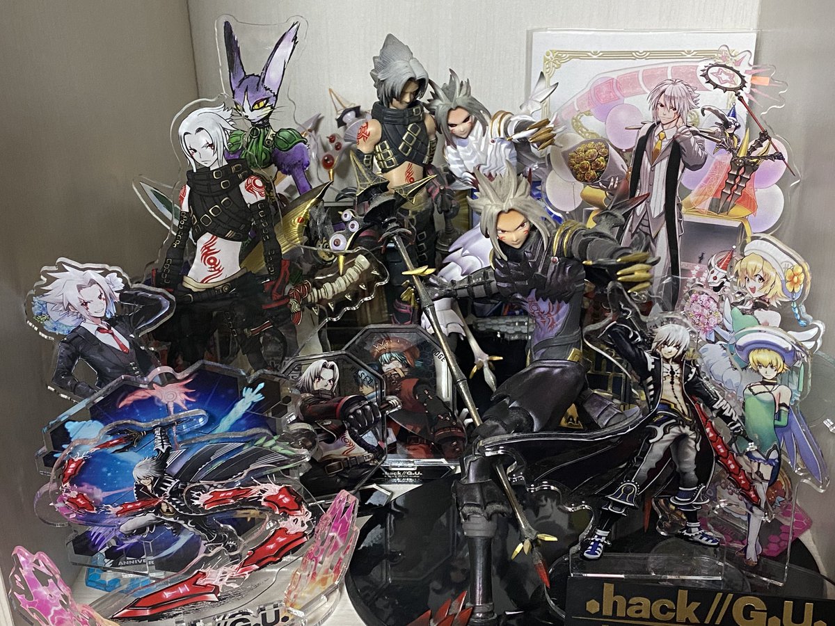 Here's a small portion of my .hack collection as I've reorganized