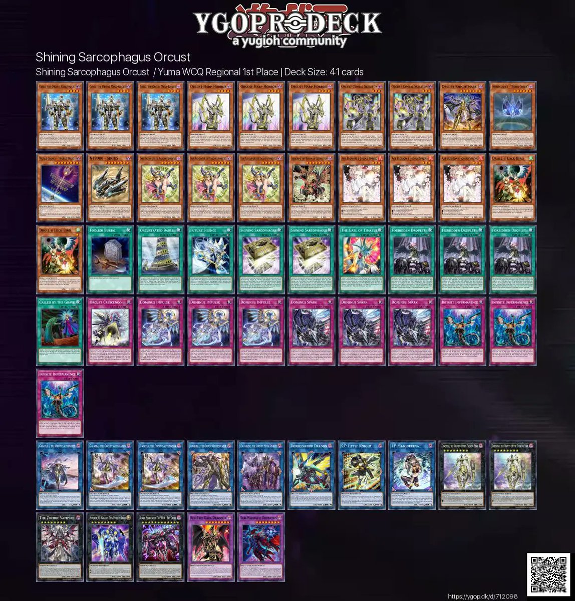 Shining Sarcophagus Orcust / Yuma WCQ Regional 1st Place    https://t.co/xNNFYOC9y7 #yugioh #yugiohtcg