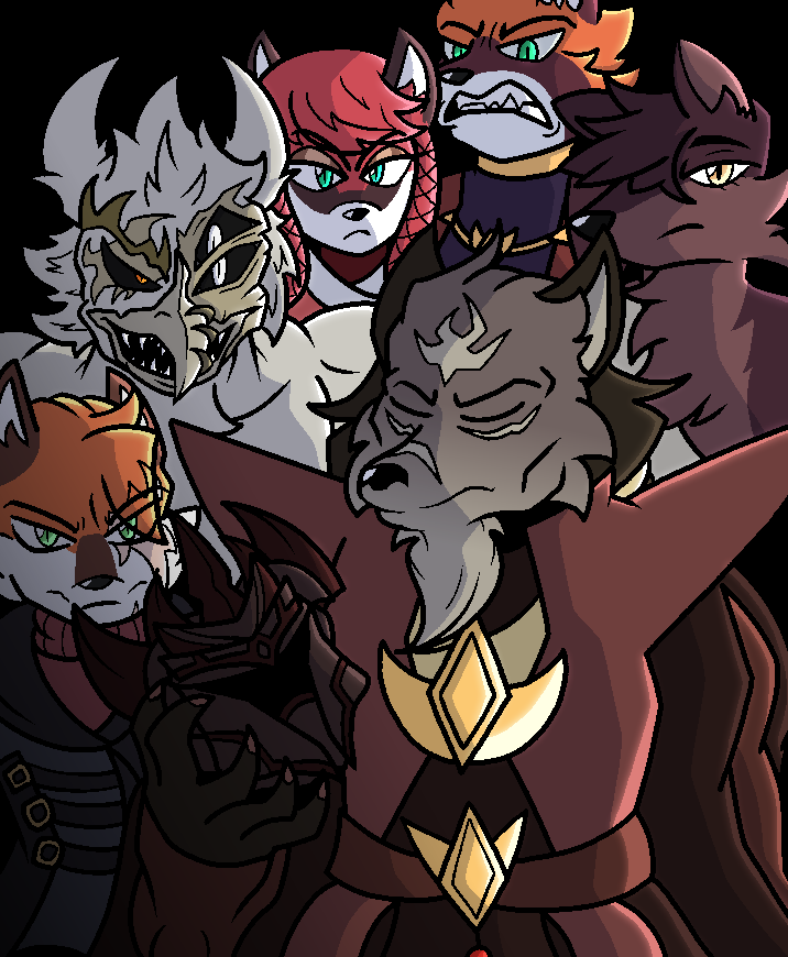AkiraKousaku's tweet photo. I'm not too late on the trend, am I?  

All OCs belong to:
@MeannCat https://t.co/ThSFwSPujU