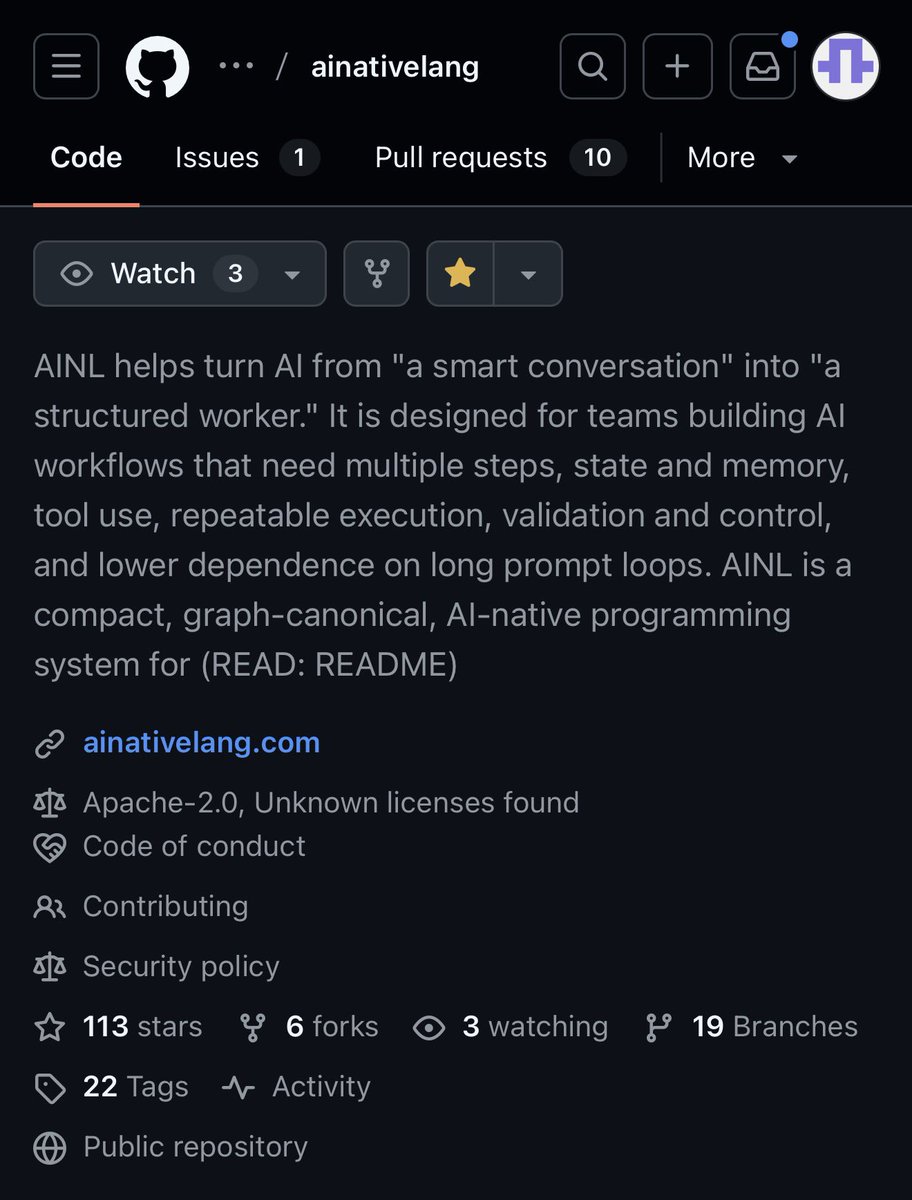 AI Native Lang tweet media