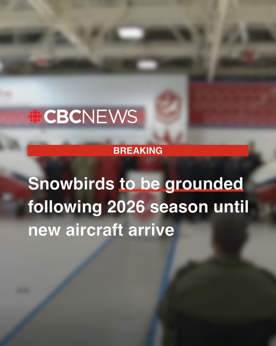 WarrenSteinley's tweet photo. BREAKING:

The Liberals have grounded the Snowbirds. https://t.co/fj9j6aIXeF