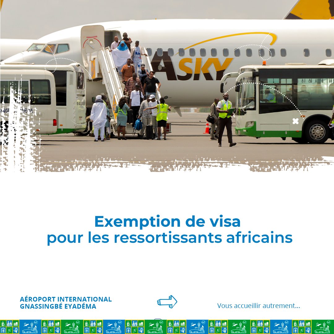 LomeAirport's tweet photo. Le Togo facilite davantage la mobilité africaine 🌍

Rendez-vous sur https://t.co/PtREEScP37 pour vos formalités de voyage ✈️ https://t.co/nVtnZrGAlb