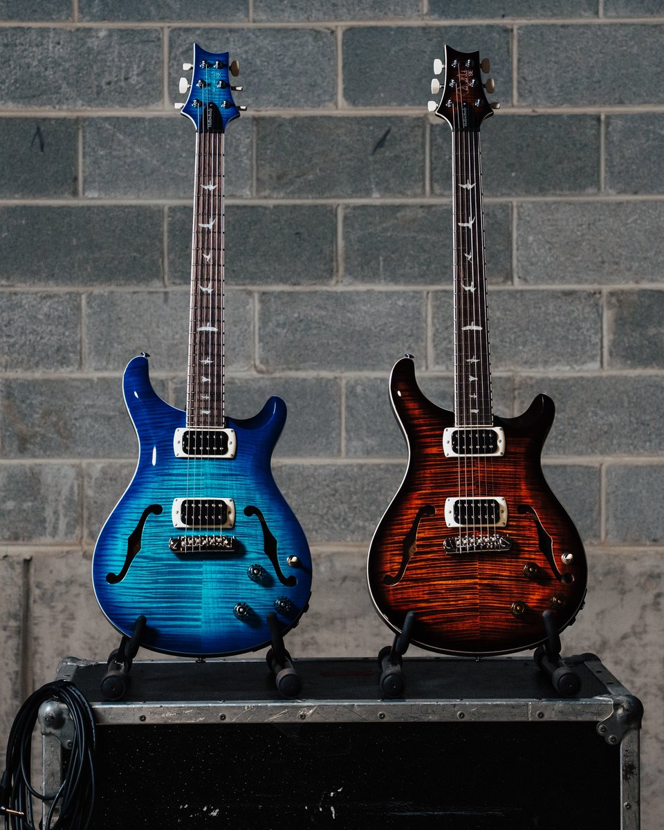 PRS SE Hollowbody I Piezo】 ⁡ メイプルトップ、マホガニーバック