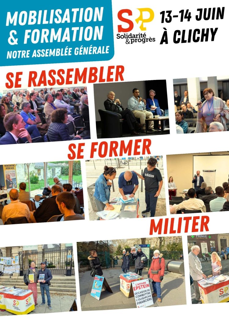 SetP_officiel's tweet photo. Vous en avez marre de vous faire gouverner par des arrivistes ? Adhérez à Solidarité &amp; Progrès et on se donne rendez-vous les 13 et 14 juin à Clichy (92) pour nos deux journées d'échanges et de mobilisation !

Détails et inscriptions 👉 https://t.co/zSVdq9Donb https://t.co/MmcJAmSOYz
