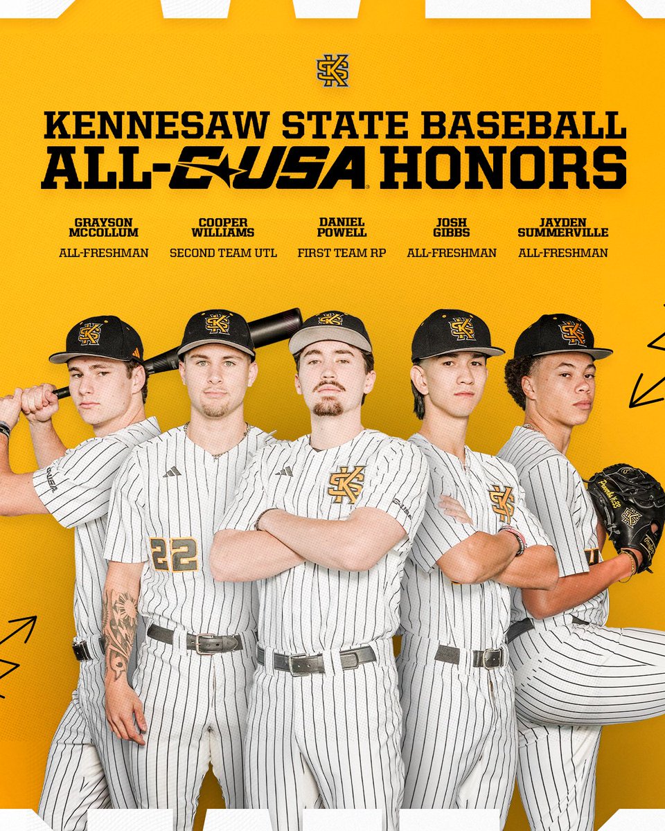 KSUOwlsBaseball's tweet photo. Recognized among the conference’s best 👏

📰 ≫ https://t.co/uy7gKzxzWg

#BeDifferent | #HootyHoo https://t.co/DlKqxihguv