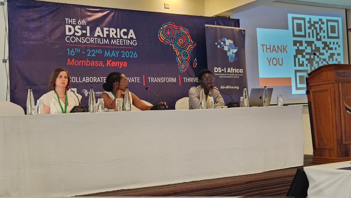 AmegahLab's tweet photo. @attey_yeboah presented the GhanaAQ App during the Resource Café session at the  #DSIAFRICA2026  Meeting. This was an opportunity to increase awareness on air pollution exposure effects &amp; present relevant &amp; applicable solutions geared towards improving air quality. #BreatheAccra https://t.co/mKGty6n4dG