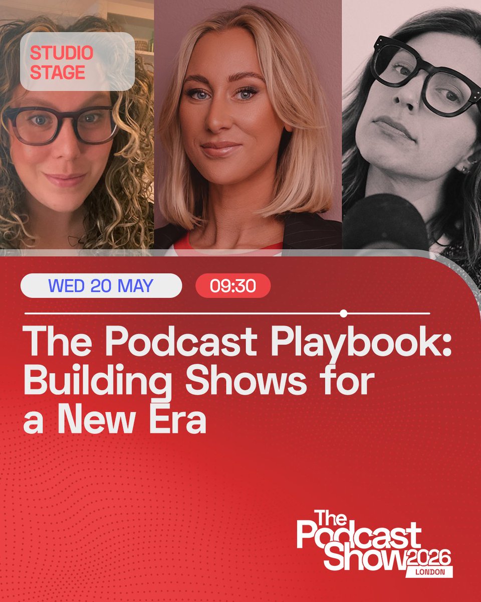 PodcastShowLDN's tweet photo. Don't miss the opening sessions 👀👇

Doors from 9am.

#PodShowLDN | #Podcasting https://t.co/LYqevqN2Ch