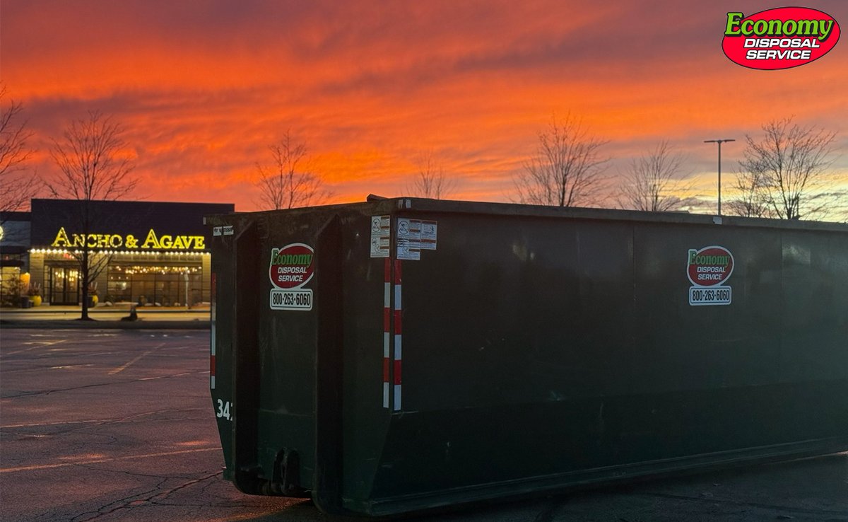 EconomyDisposal's tweet photo. Busy season means busy projects. Make sure you have a dumpster rental in place for all your waste management needs! Reach out today to secure your delivery date. https://t.co/fGdJ0SurNe #DumpsterRental https://t.co/gaLj7CKtkI