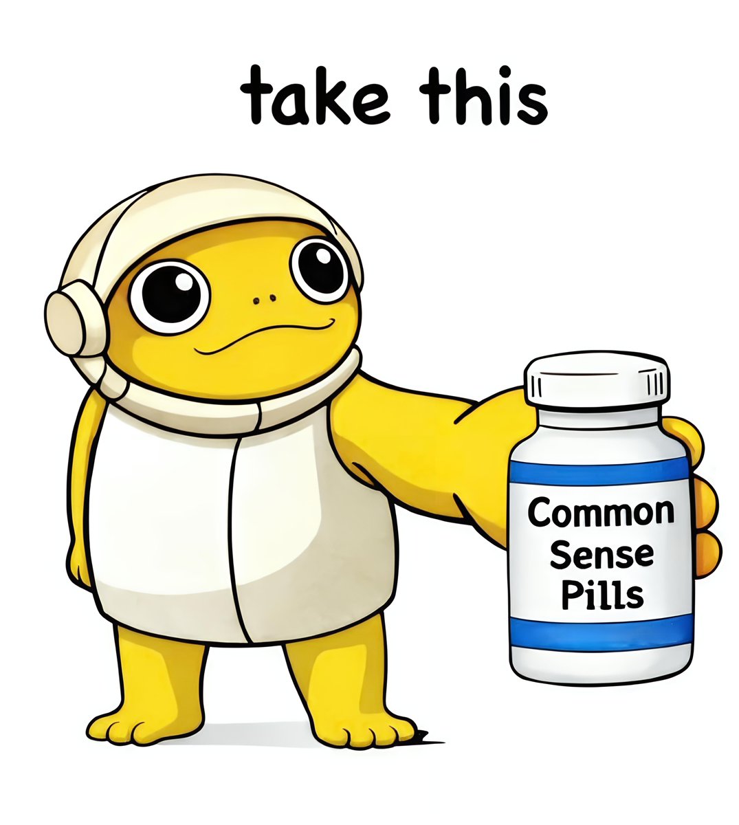 TurboToadToken's tweet photo. In a world full of noise, sometimes we just need a little dose of reality 🐸💊 $TURBO https://t.co/W9PZWYYMjV