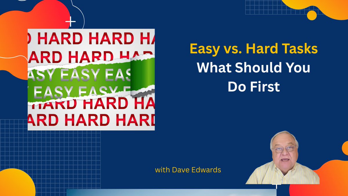 DaveEdwardsLLC's tweet photo. When your workload grows, do you choose easy tasks or hard tasks first? Research on productivity and task choice shows that this simple habit shapes long-term performance.
https://t.co/B5NC0NhD85
#leadership #management #productivity #nonprofit #selfimprovement https://t.co/jXPKp0ZaEG