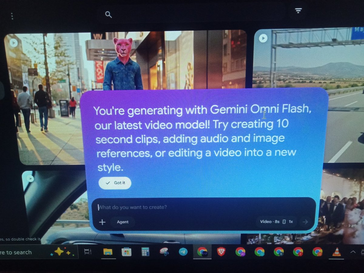 NegativePunks_'s tweet photo. New Google Video Model (Omni Flash) is now available to me. If anyone wants me to make a video for them, send your prompt in the comments. https://t.co/OoCIFDGz4g