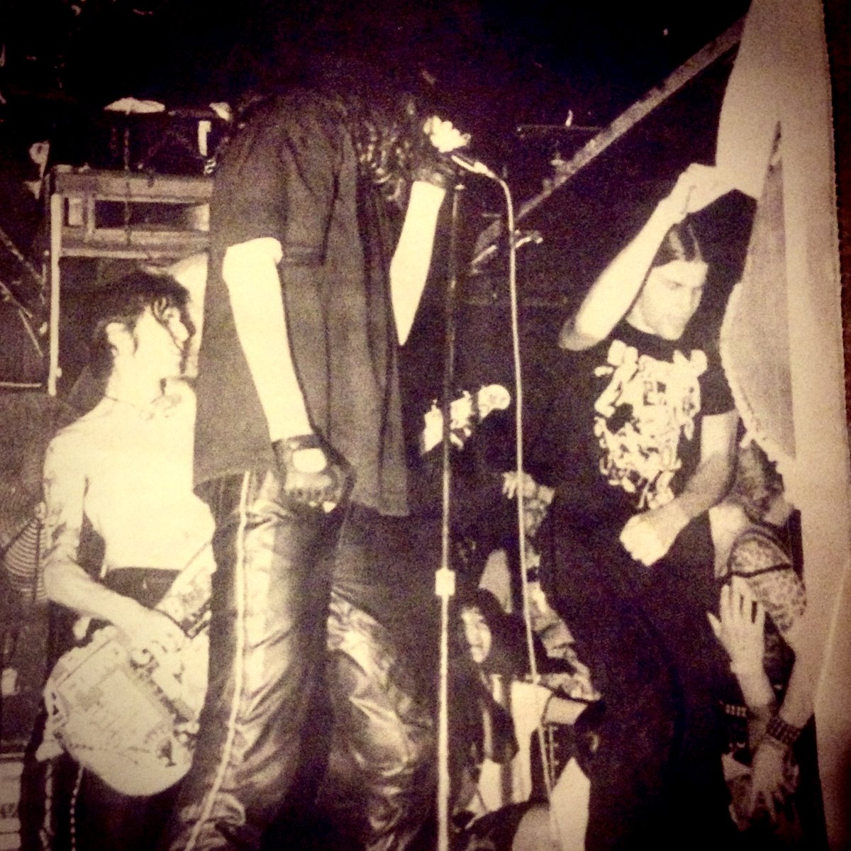 AdamCardone's tweet photo. Happy 75th Joey! 
This is a picture of me playing bass at his birthday party at Coney Island High! I couldn’t believe it, I’m still buzzing from it 27 years later!! https://t.co/vuksDKt4nq