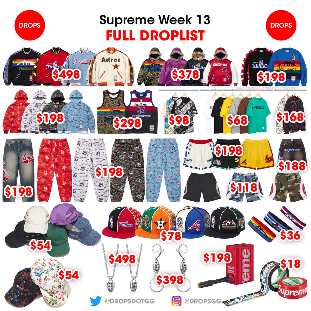 Supreme Drops tweet media
