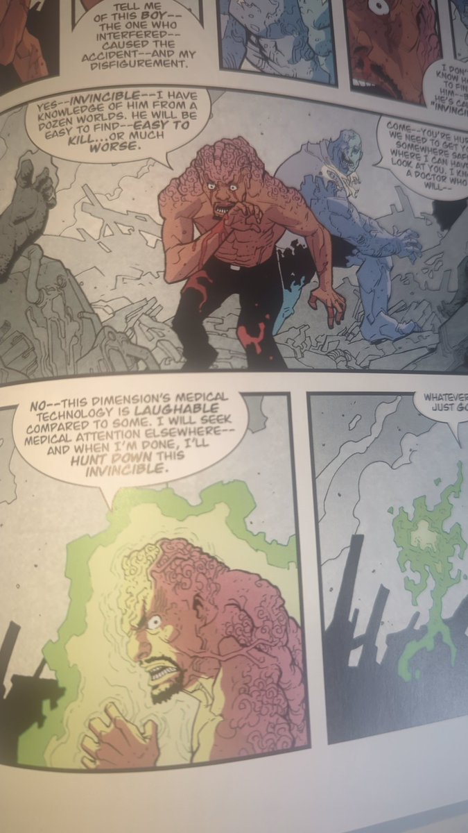 OwenHezza's tweet photo. can't wait to see the "I'M NOT THE VILLAIN"
#invincibe
#InvincibleComic https://t.co/5PElrO7pSM