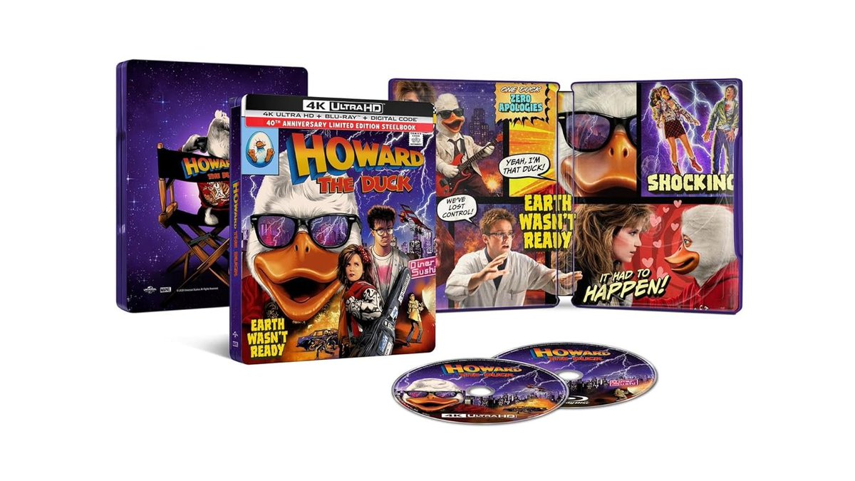 Wario64's tweet photo. Howard the Duck - Limited Edition 40th Anniversary Steelbook (4K UHD + Blu-ray + Digital) up for preorder on Amazon ($34.99) https://t.co/q5AuZWrp8r
GRUV $29.99 (extra discount w/ code FIRSTGRUV15) https://t.co/RjPPjV7TLX #ad https://t.co/jhrHT5Fd4w
