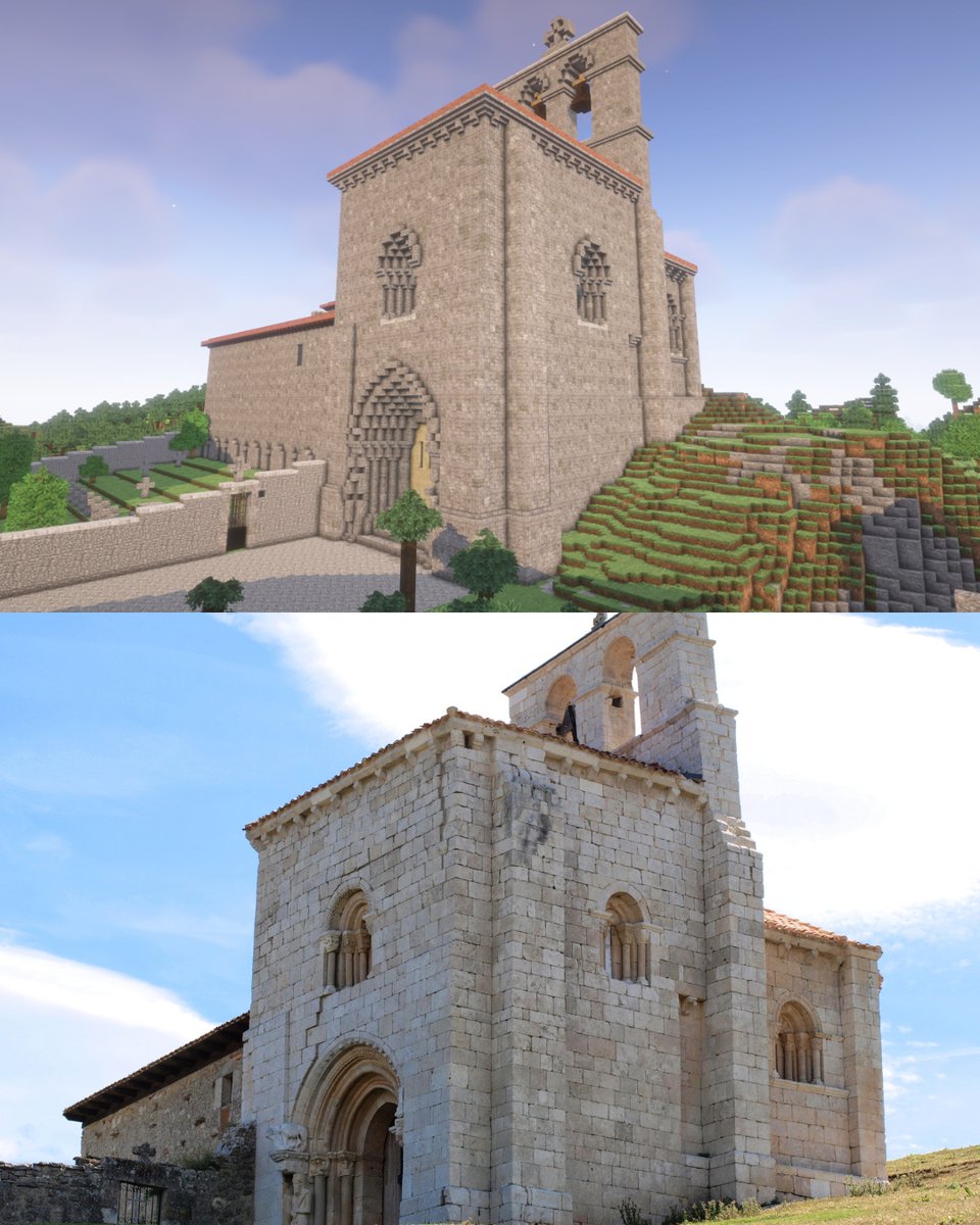 Minecrafteate's tweet photo. Ermita de San Pantaleón de Losa (Burgos) Minecraft VS Realidad

#burgos #castillayleon #minecraft #minecraftbuilds #minecraftbuildings #minecraftideas #minecraftbuild #minecraftbuilding #minecrafters #minecraftcreative #minecraftcreations

Fuente fotos reales: Wikimedia COmmons https://t.co/ujsATWJhXT