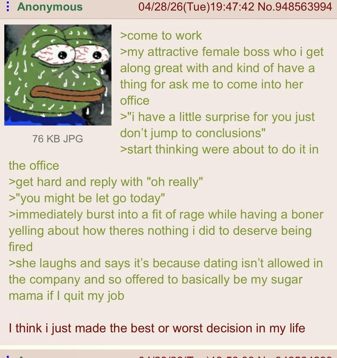 Greentext Poster tweet media