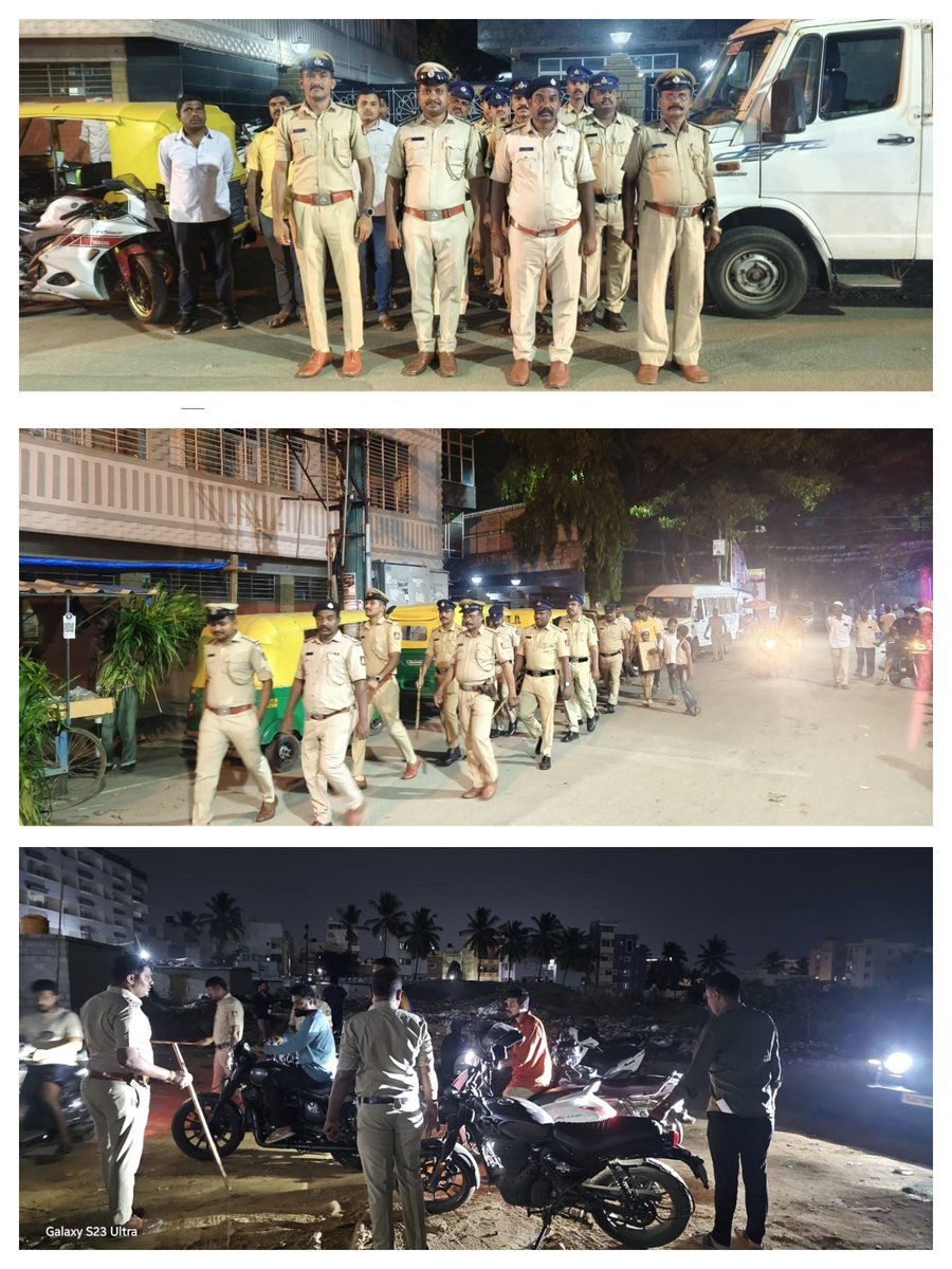 dcpwhitefield's tweet photo. Today, #AreaDomination operations were conducted in all police station limits of the Whitefield Division to prevent crime, ensure public safety, maintain law and order, and create awareness among the public by providing necessary guidance and advice.

ಇಂದು ವೈಟ್‌ಫೀಲ್ಡ್ ವಿಭಾಗದ ಎಲ್ಲಾ ಪೊಲೀಸ್ ಠಾಣಾ ವ್ಯಾಪ್ತಿಗಳಲ್ಲಿ #AreaDomination ಕಾರ್ಯಾಚರಣೆಗಳನ್ನು ನಡೆಸಿ, ಅಪರಾಧ ನಿಯಂತ್ರಣ, ಸಾರ್ವಜನಿಕ ಸುರಕ್ಷತೆ ಹಾಗೂ ಕಾನೂನು ಸುವ್ಯವಸ್ಥೆ ಕಾಪಾಡುವ ಉದ್ದೇಶದಿಂದ ಸಾರ್ವಜನಿಕರಿಗೆ ಅಗತ್ಯ ಜಾಗೃತಿ ಮತ್ತು ಸಲಹೆಗಳನ್ನು ನೀಡಲಾಯಿತು.

#AreaDomination
#WhitefieldDivision
#BengaluruCityPolice
#PublicSafety
#CrimePrevention
#LawAndOrder 
@BlrCityPolice 
@AddlCPEast 
@CPBlr