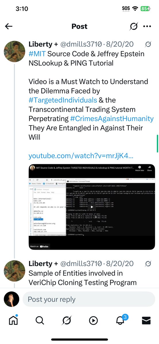 RhondaFurin's tweet photo. @dmills3710 #Verichip #Cloning #EpsteinFiles #FISA https://t.co/J6GPv3wTwQ