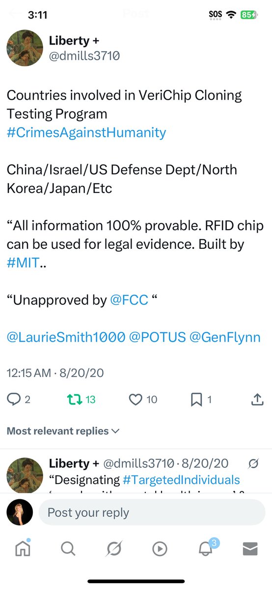 RhondaFurin's tweet photo. @dmills3710 #Verichip #Cloning #EpsteinFiles #FISA https://t.co/J6GPv3wTwQ