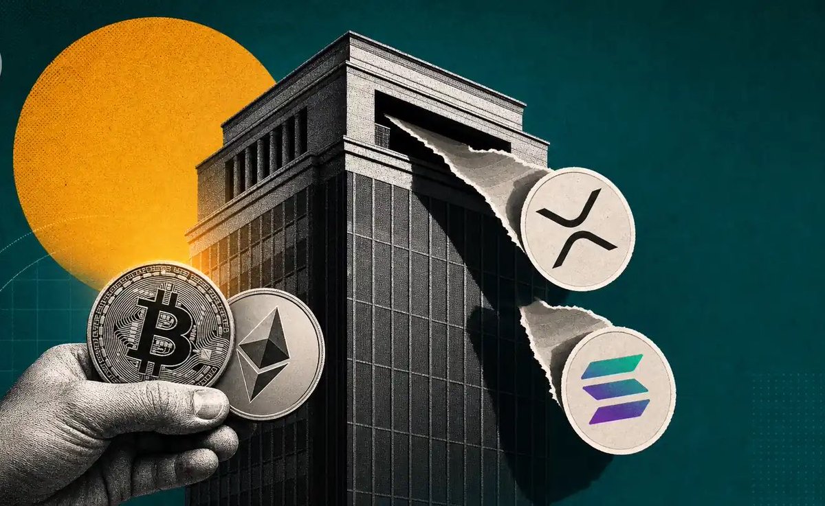 BitGraphy's tweet photo. 🔴 Breaking News: $3.7T GOLDMAN SACHS DUMPED 100% OF ITS $XRP and $SOL, 70% OF $ETH, &amp; 10% OF $BTC ETFs.

#BTC #Eth #Sol #Xrp https://t.co/sqPfDYyi8y