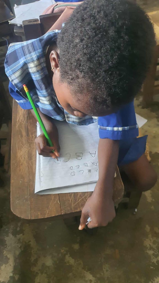 ICF_USA's tweet photo. Every letter learned is a door opened. 
These moments matter. Children are learning to write the alphabet, building the foundation for reading, learning, and a brighter future. 
Thank you to everyone who helps make learning possible for these children. https://t.co/xJZh7F6jiw
