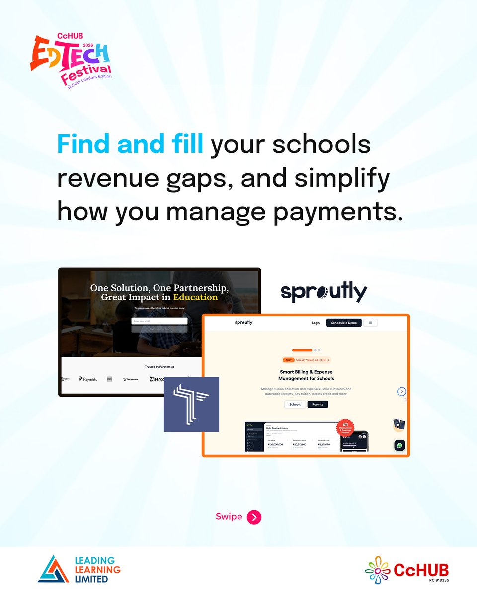 relearnNG's tweet photo. There's a tool that your school needs. Don't figure it out alone, talk to the people making them: tomorrow at the SBL program. Bring all your questions.

Abuja: 20 - 21 May
Port Harcourt: 25 - 26 May

🔗 https://t.co/S2tBuJ05Ny to register.

See you there! https://t.co/bnpMtWiGPS