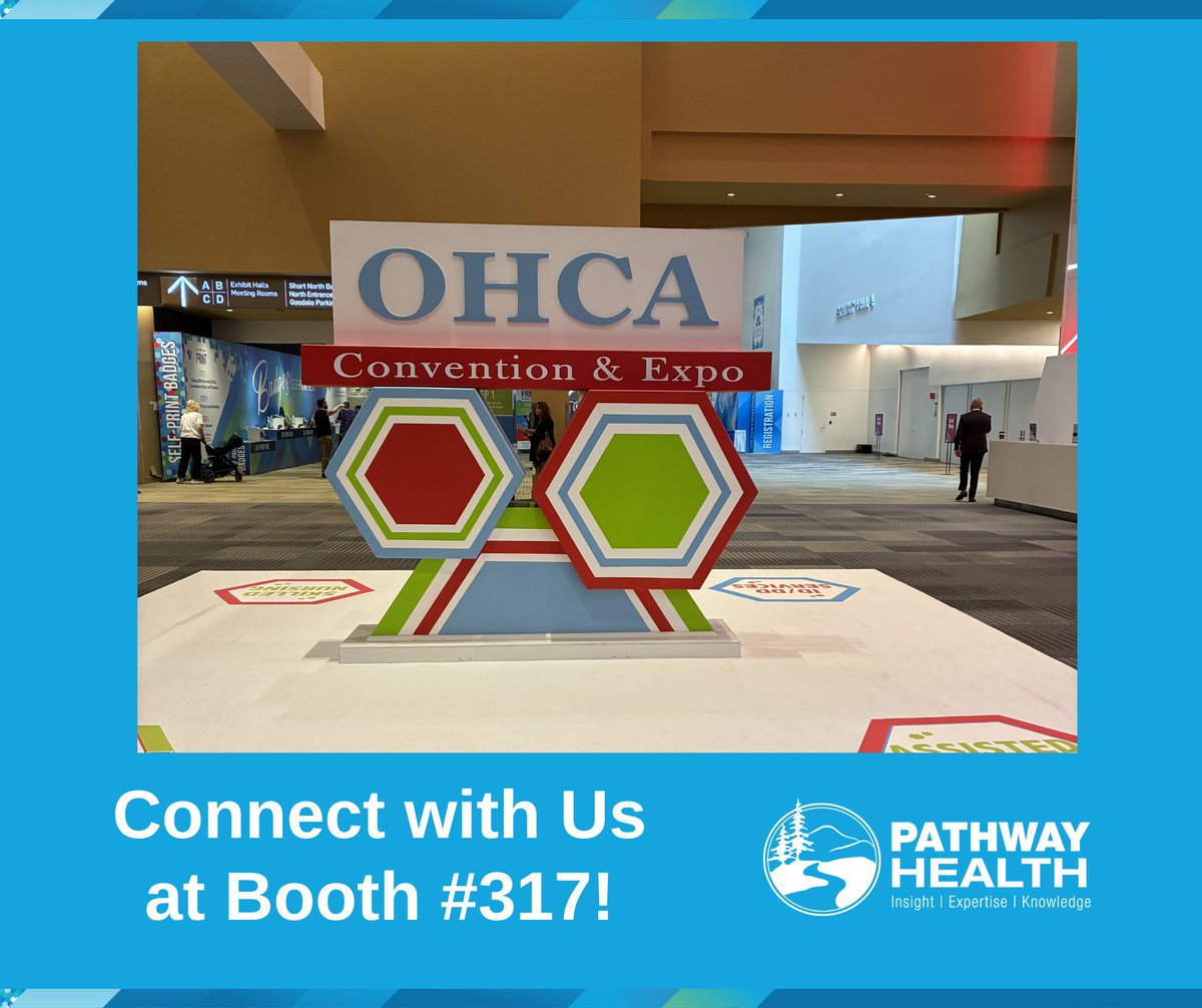 Pathway_Health's tweet photo. Our team is ready to connect at the @OHCA_Ohio Convention &amp; Expo! Stop by Booth #317 and join our educational sessions as we share insights, strategies, and solutions to support post-acute care success. Learn more: https://t.co/TIq8Xf0S9M https://t.co/eY9axa6gTF