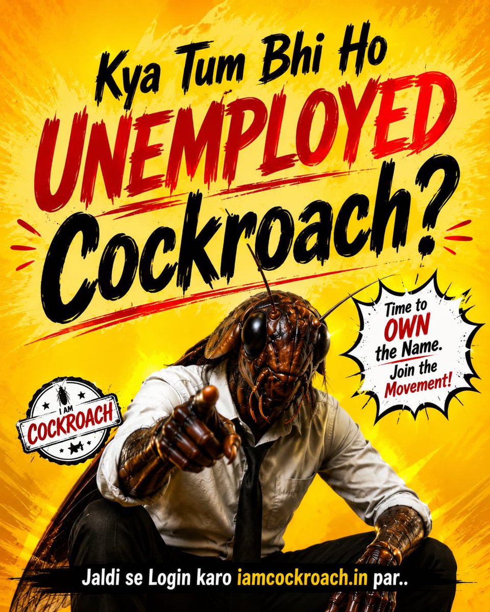 I Am Cockroach tweet media