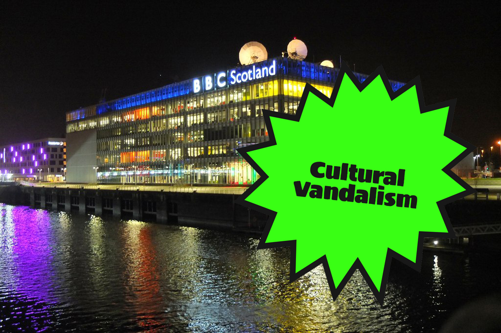 bellacaledonia's tweet photo. Cultural Vandalism and the Crisis of Public Broadcasting. By Stephen McAll, Constant Follower @constantfollowr  https://t.co/SxDFsEhKWj https://t.co/zfKgQ8vPaa