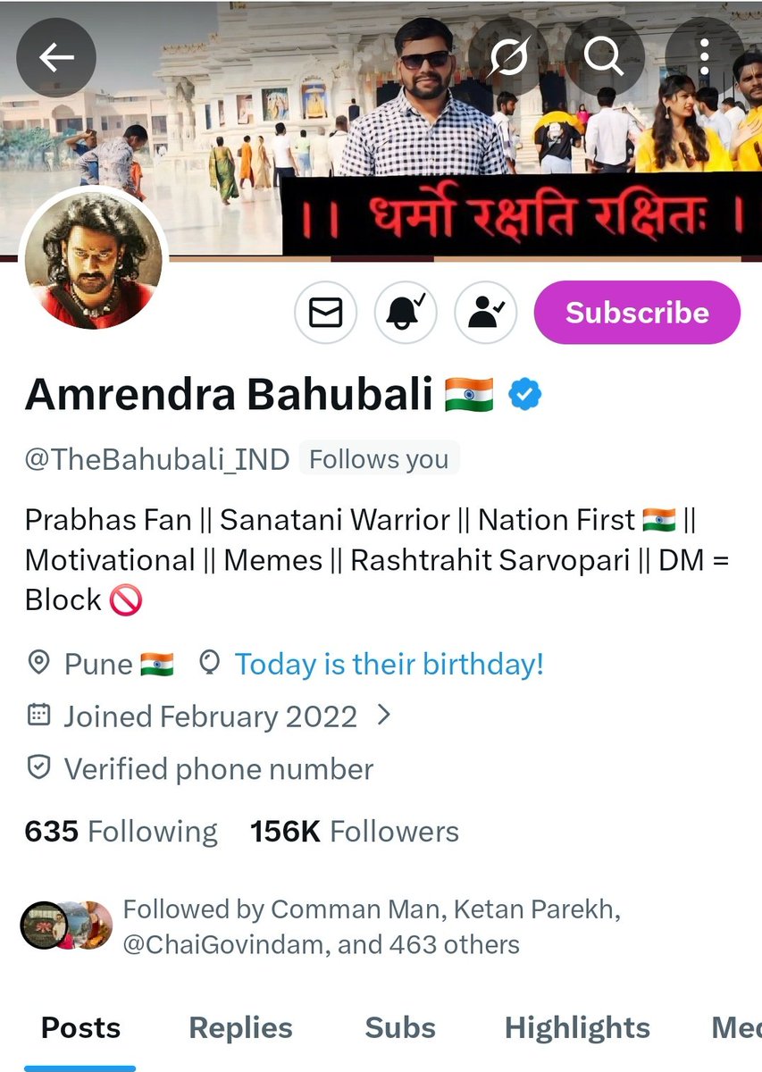 _nvyahu's tweet photo. जन्मदिन की हार्दिक बधाई शुभकामनायें 💐💐🎂🎂
@TheBahubali_IND जी 
महादेव आपको हमेशा स्वस्थ और खुश रखें।👏❤️ https://t.co/Os02VG8As3
