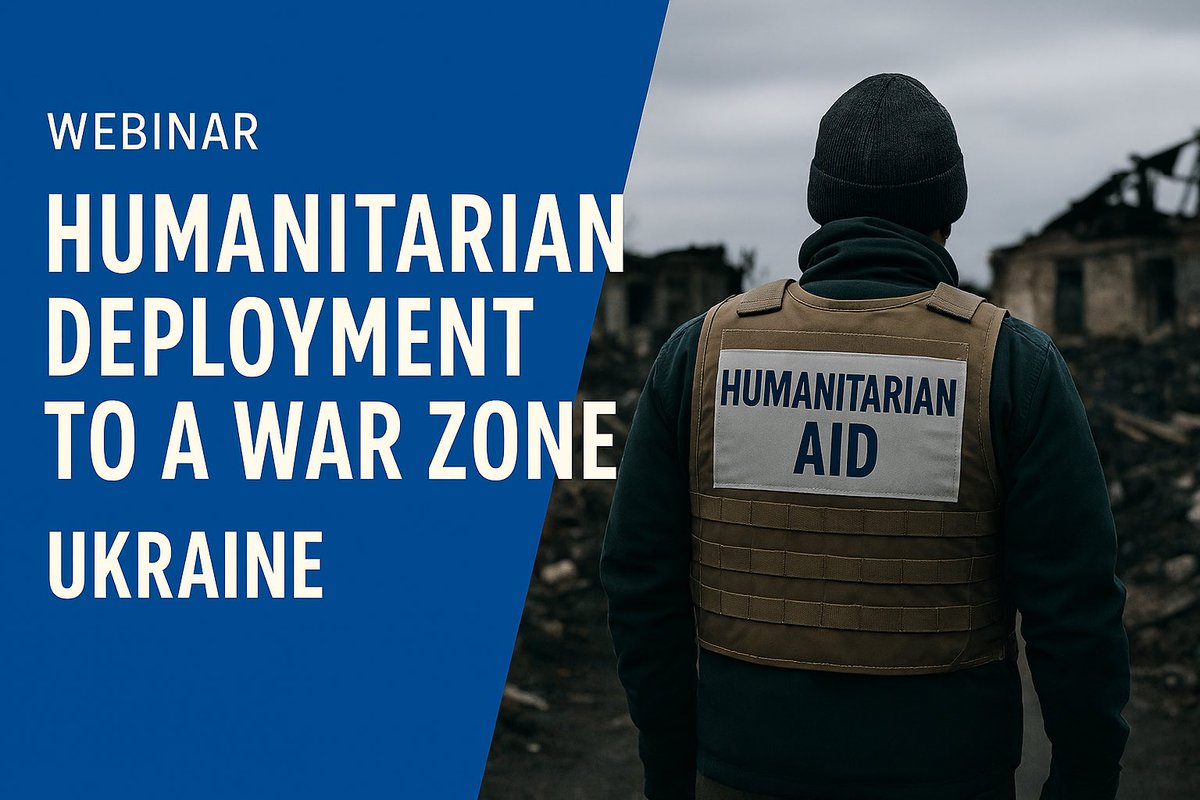 ResusMasters's tweet photo. WEBINAR:Lessons from deployment in Ukraine 🇺🇦 🇨🇦 📅 Thurs 4 June 1830 BST
Dr Daniel Kollek reviews Canadian Medical Assistance Teams (CMAT) early war deployment: setup, evolving mission &amp; key challenges of humanitarian work in a conflict zone.
Register: https://t.co/BTwbyogi68 https://t.co/TjAq457Fvr
