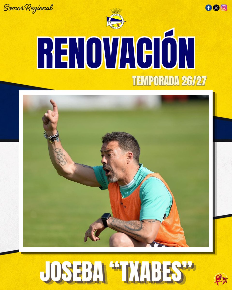 Nela_CF's tweet photo. ✅ ¡Txabes renovado!

🔥 Estamos preparando ya la temporada que viene con mucha ilusión y la base de este proyecto es nuestro entrenador y cuerpo técnico. 

🔜 A partir de aquí, iremos anunciando fichajes y renovaciones para seguir luchando por nuestros objetivos. https://t.co/HgtpSb4z2F