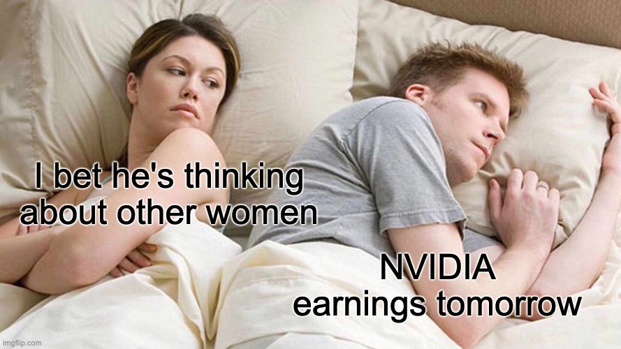 Stocktwits's tweet photo. All eyes on $NVDA 👀 https://t.co/r4SlQcfkMR