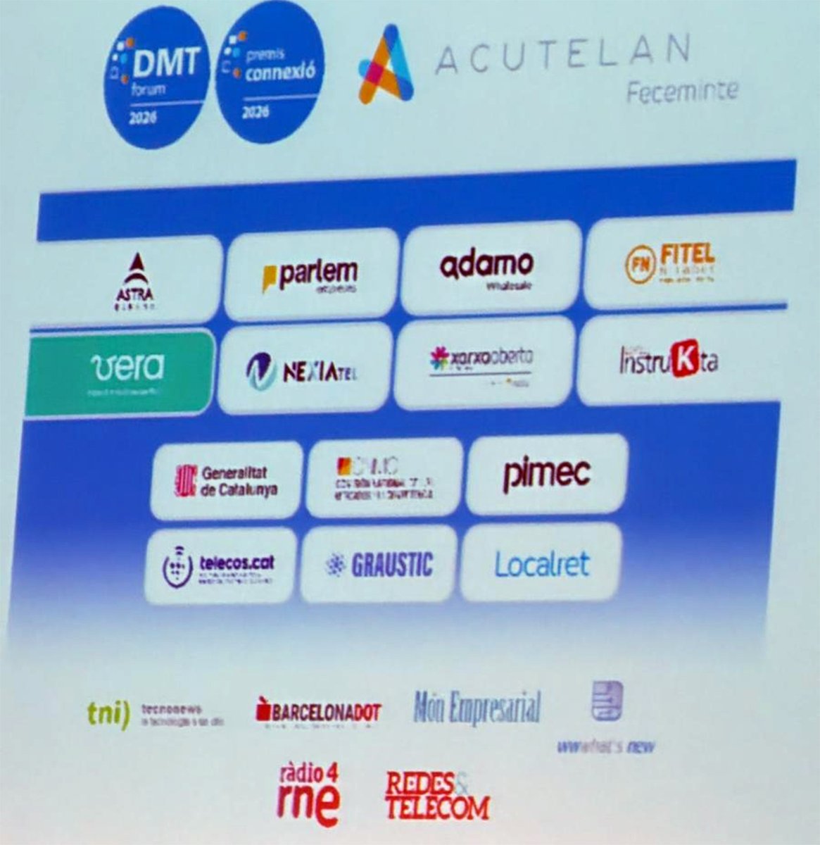 coitaoc's tweet photo. Presentes en el DMT Forum 2026 celebrado en @CNMC_ES ‼️
Nuestro compañero @juanmaquijada ha compartido espacio con empresas, operadores, startups y AAPP, para conocer y debatir sobre #transformacióndigital y nuevos modelos de negocio en el sector de las #Telecomunicaciones https://t.co/EgGkiEUy9A