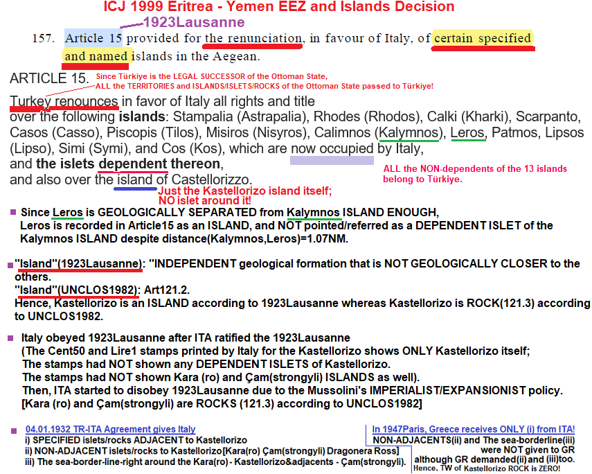 AlexyFlemming's tweet photo. @g_efthimiadis @ottomanenglish 1923Lausanne's A12 says "3 islands (#Imbros,#Tenedos,#Rabbit) remain to belong to Türkiye despite being 30.05.1913-occupied by Greece".

Imb/Tnd/Rbbt to TR despite being under GR's occupation by 30.05.1913!

30.05.1913-NON-occupieds (#EGAYDAAK) has remained to belong to #Türkiye! https://t.co/kbBFq1RT4E