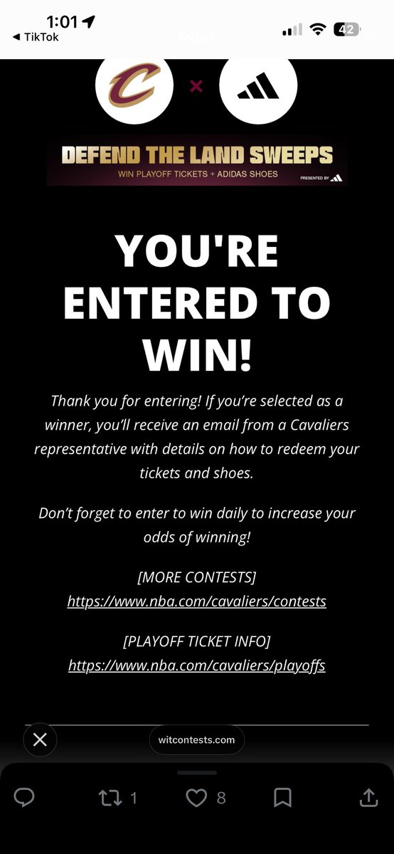 LandonPratt0's tweet photo. @cavs @adidasHoops just entered ! #letemknow https://t.co/5pBalNDrCw