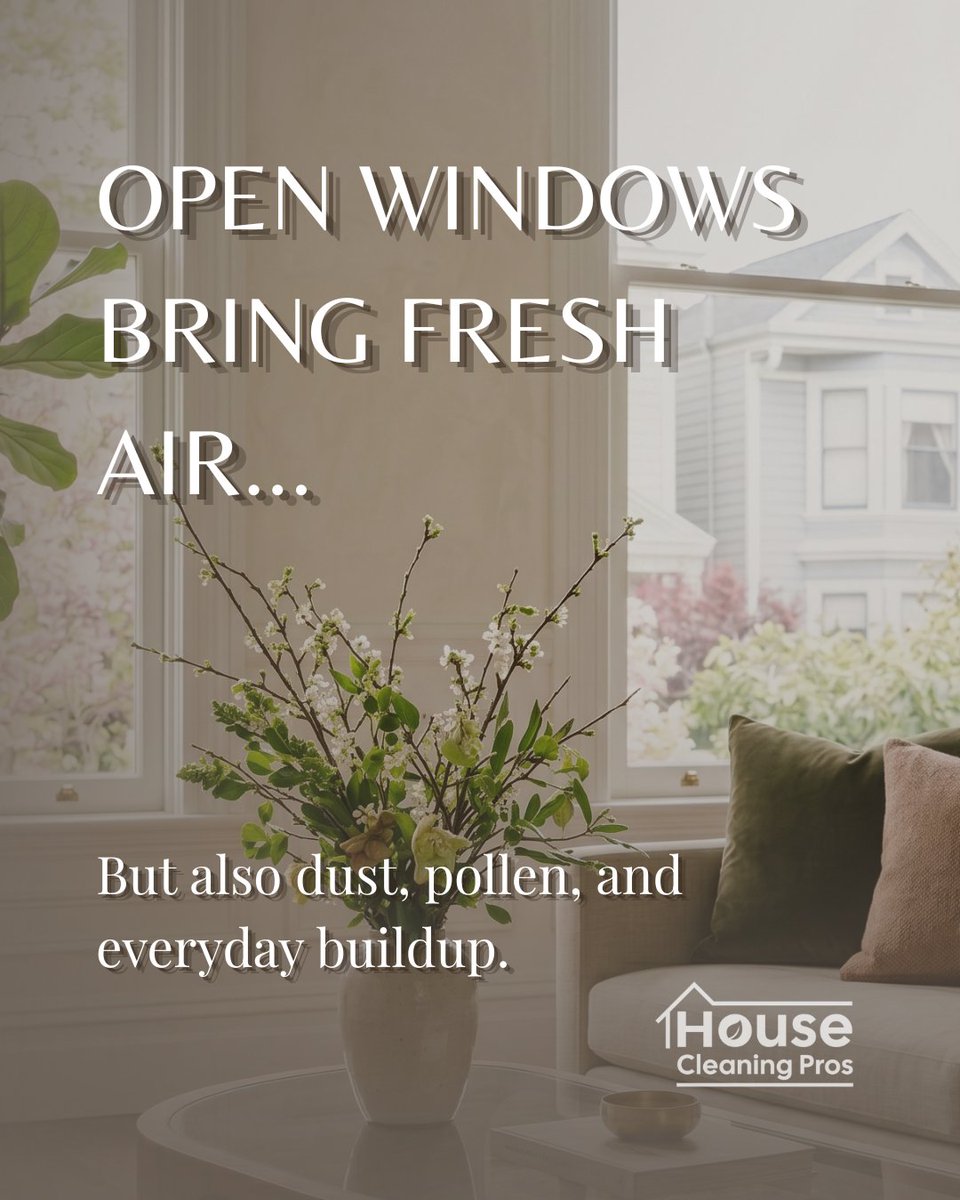 HouseCleaningPr's tweet photo. Spring has a way of changing how home feels 

More sunlight.
Fresh air.
Longer, slower moments at home.

And when your space feels clean, calm, and refreshed 
everything around you feels lighter too.

Book your cleaning: 925 602 2004 https://t.co/NSpfPiBPAY