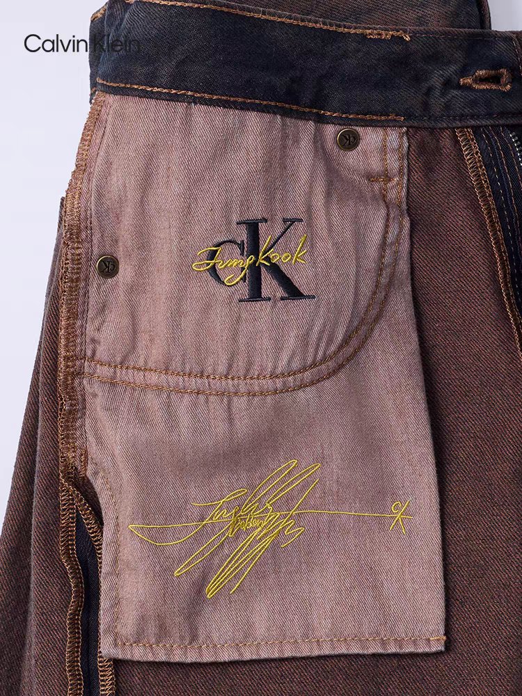 belovedeuphoria's tweet photo. "having my signature embroidered in gold inside the jackets and jeans was a detail that meant a lot to me"

"it ultimately is a secret message of appreciation to my fans"

"it's kind of a little secret between me and ARMY"

the prettiest detail, jungkook's signature ♡ #CKJK https://t.co/D2u2wdf5Nd